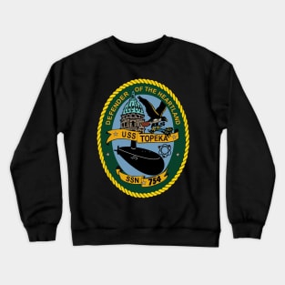 USS Topeka (SSN 754) wo Txt Crewneck Sweatshirt